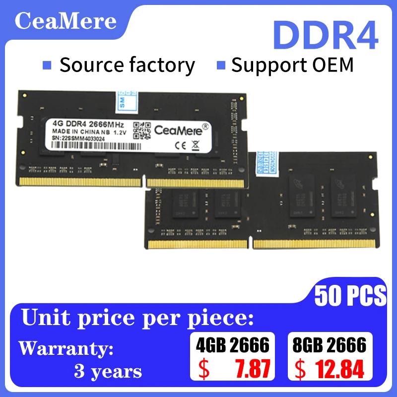 CeaMere DDR4 Ʈ ޸, 288  RAM ޸ ī, 50 , ޸ ddr4 4g, 8g, 16g, 32g, 2400Mhz, 2666Mhz, 3200Mhz, 